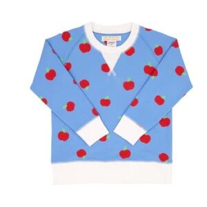 The Beaufort Bonnet Company Cute to the Core Cassidy Crewneck Apple Top 2T